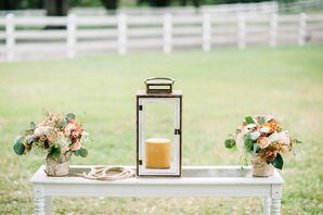 Rustic, Dark Lantern Ceremony Accent