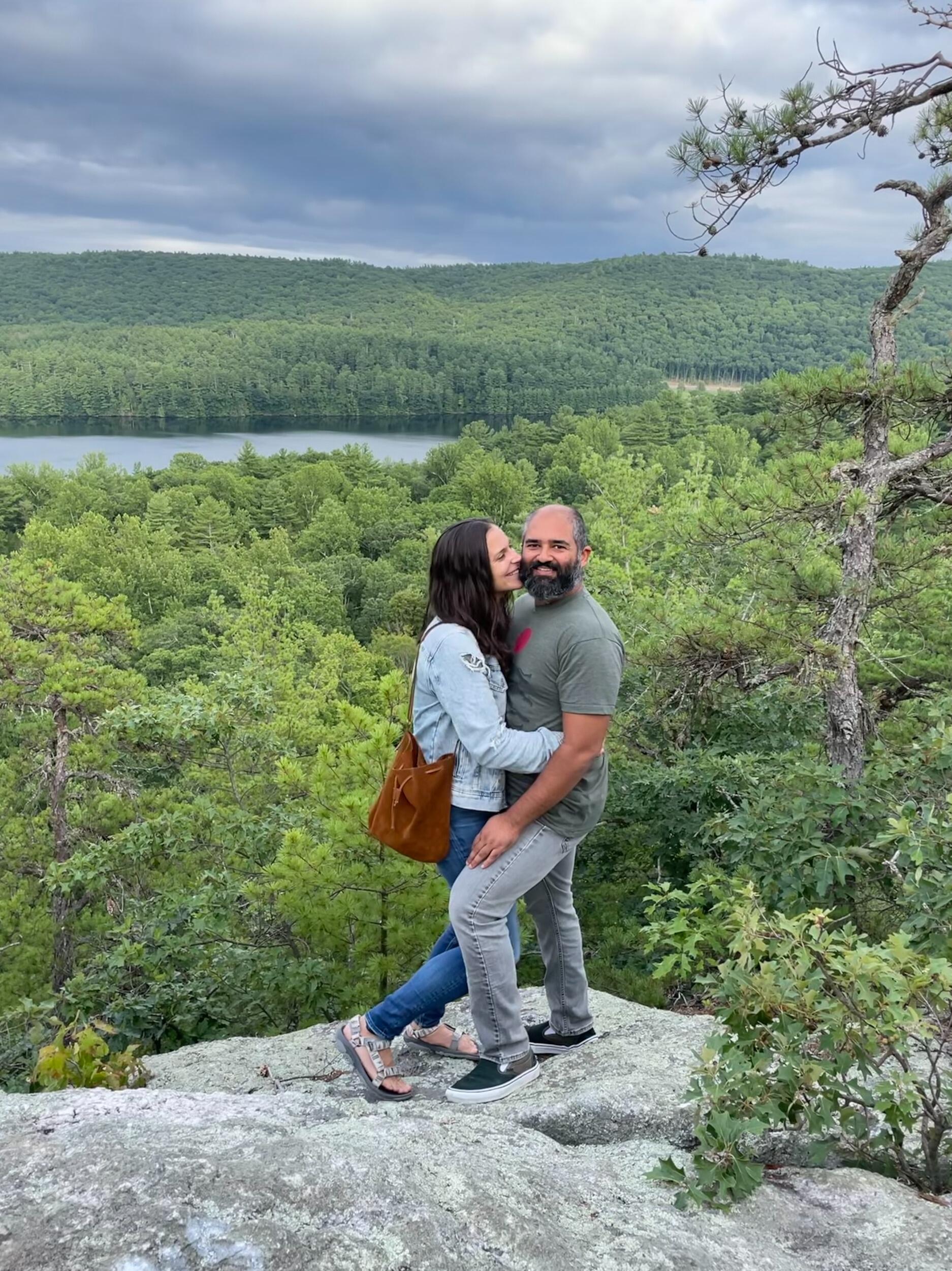 Rubin convinced Audrey to take her first roadtrip, and she officially moved her possessions (and her cat) cross country.