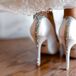 Sparkly Badgley Mischka Bridal Heels