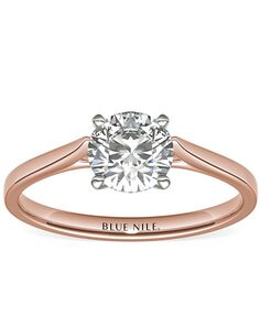 Blue Nile Round Cut Engagement Ring