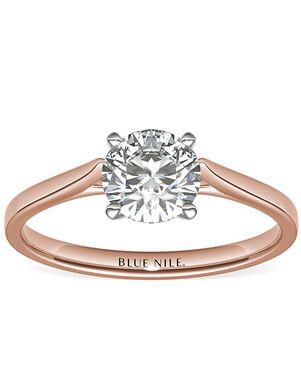Blue Nile Round Cut Engagement Ring