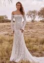 La Perle LP2558 Peregrine Sheath Wedding Dress - thumbnail - 2