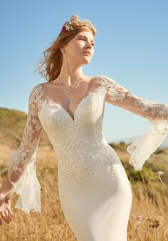 Rebecca Ingram FLEUR LYNETTE Sheath Wedding Dress