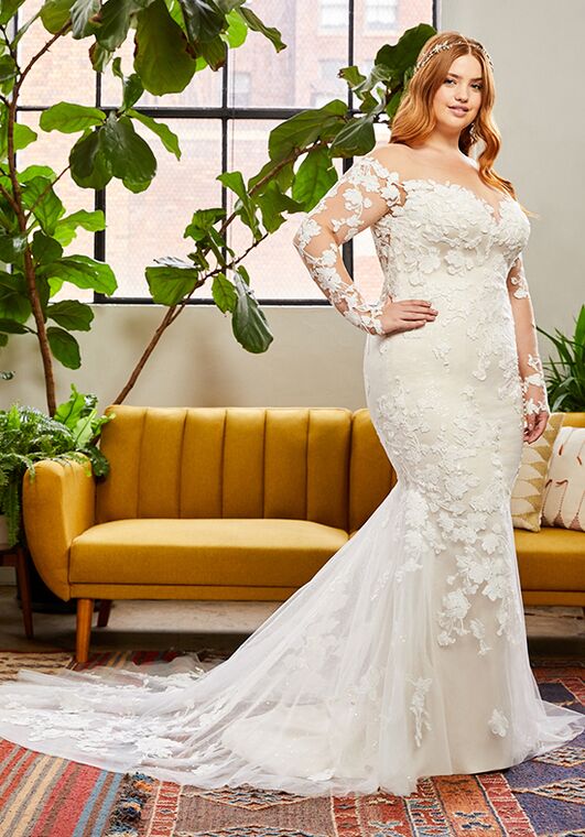 Beloved by Casablanca Bridal BL320 Lorelei Mermaid Wedding Dress - 2