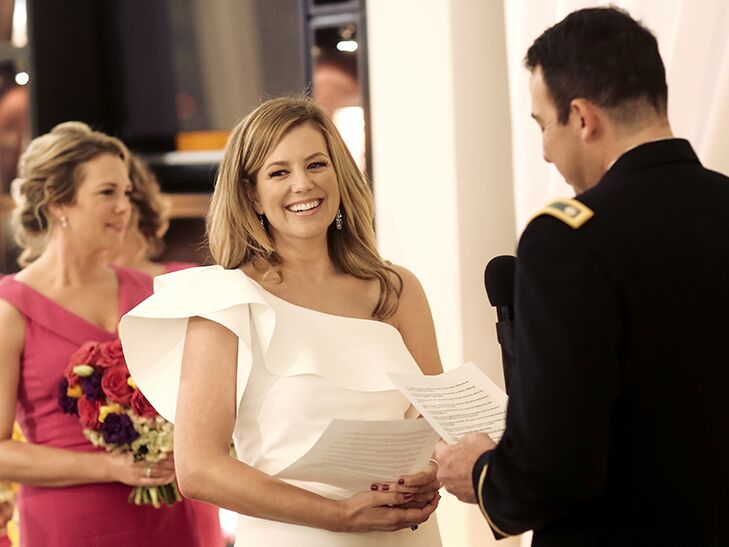 Brianna Keilar and Fernando Lujan's wedding ceremony in Las Vegas