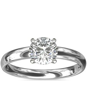 Blue Nile Round Cut Engagement Ring