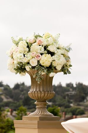 Romantic Floral Altar Decor