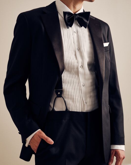 Tie Bar The Tuxedo Black Jacket Black Tuxedo - 2