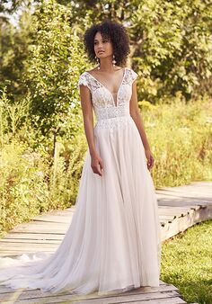 Lillian West 66344 A-Line Wedding Dress