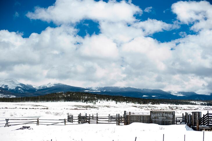 Snowy Mountain Wedding Locale
