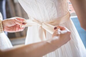 Champagne Bridal Sash