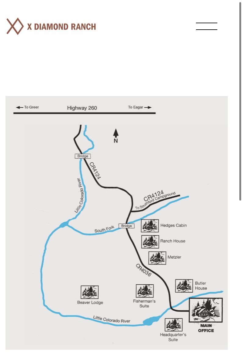 Picture of X-Diamond Ranch Map