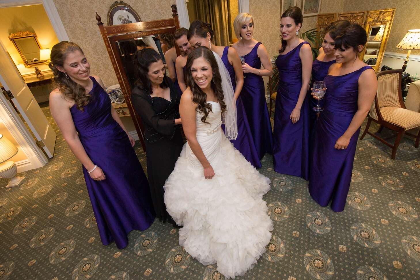 my bridesmaid dress is tight Mermaid Dusty Blue Bridesmaid Dress Sweetheart Split – alinanova