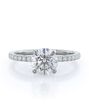 With Clarity Elegant Princess, Asscher, Cushion, Emerald, Marquise, Pear, Radiant, Round, Oval Cut Engagement Ring - thumbnail - 1