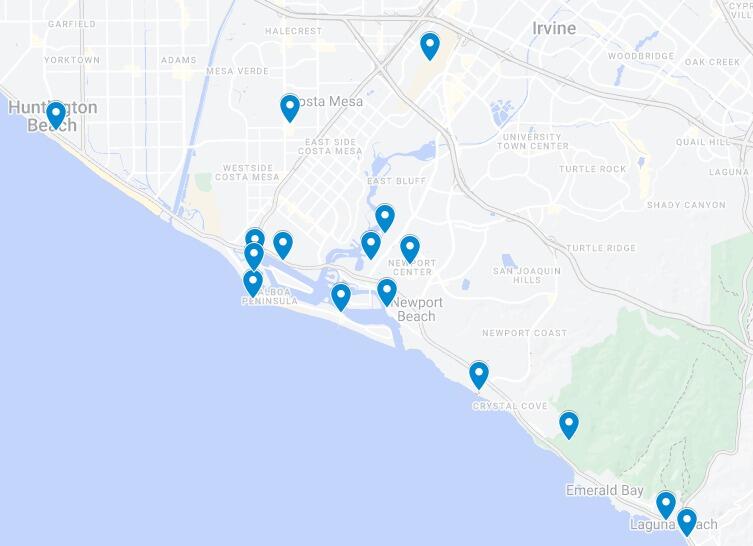 Picture of Newport Beach Map