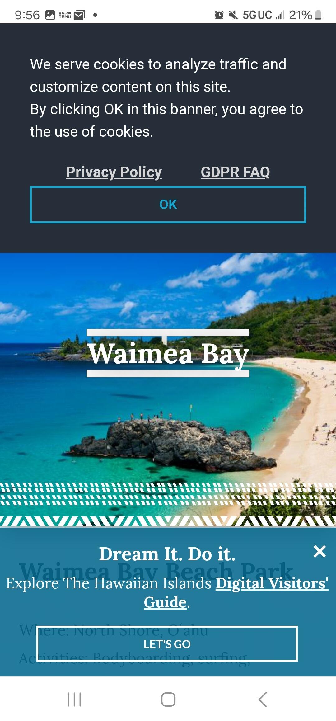 Picture of Waimea Bay Beach Park