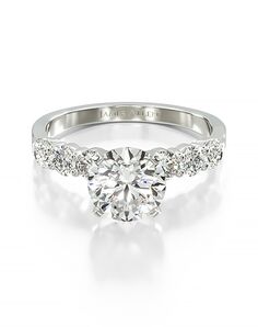 James Allen Round Cut Engagement Ring