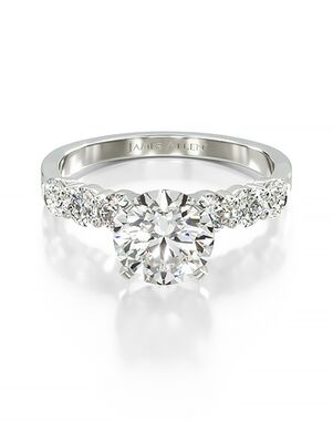 James Allen Round Cut Engagement Ring