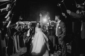 Classic Sparkler Exit at Planterra Conservatory in West Bloomfield Township, Michigan