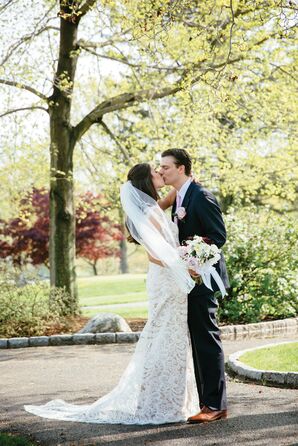 Anna Maier Ulla-Maija Sheer Lace Wedding Dress