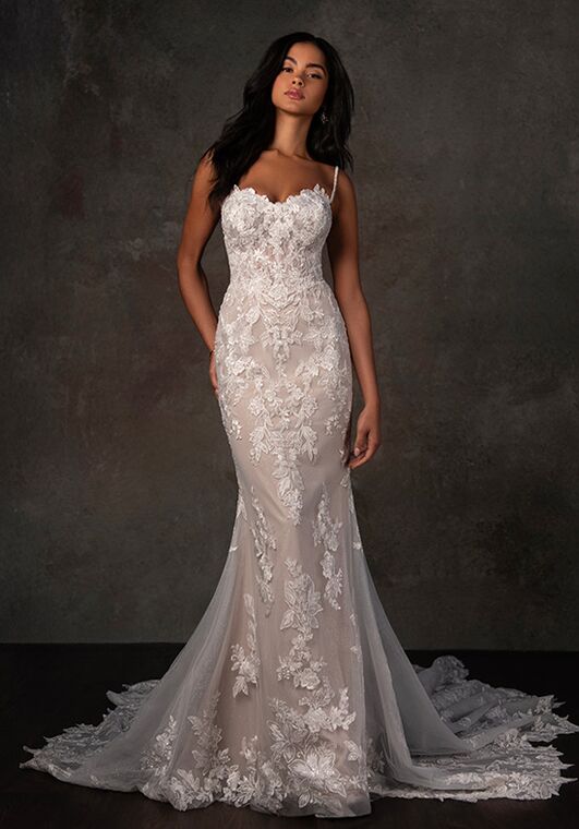 Essense of Australia D4344 Fit-and-Flare Wedding Dress - 3