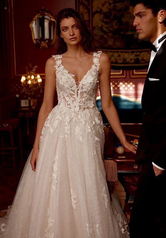 Justin Alexander Janessa A-Line Wedding Dress - 2