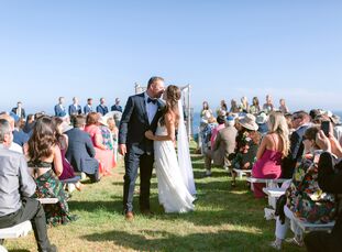 Claire Miller and Adam Duvendeck were born and raised in California, and they wanted a "SoCal vibe" for their oceanside affair. "When I found Dos Pueb