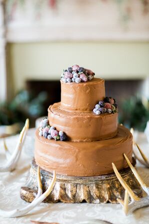 Caramel Groom's Cake