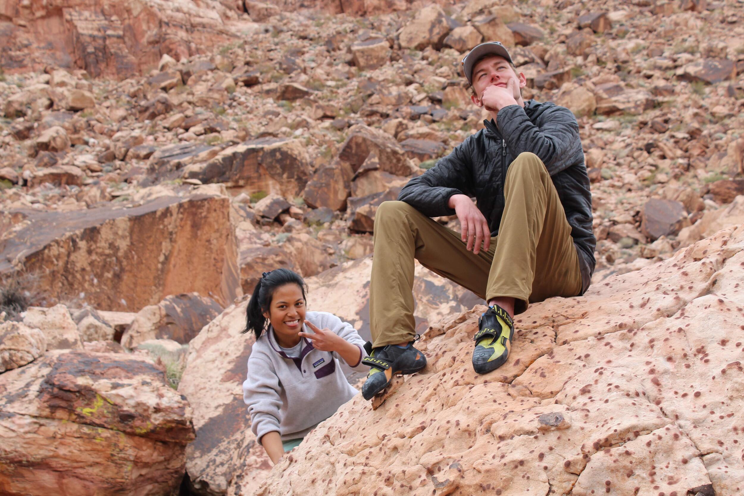 First climbing trip down to Red Rock Canyon near Las Vegas, Nevada.