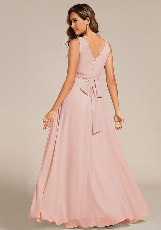 Ever-Pretty ES02355 V-Neck and Plunge Bridesmaid Dress - 2