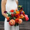 Colorful Dahlias Set This Wedding at Osteria in Philadelphia, Pennsylvania, Apart