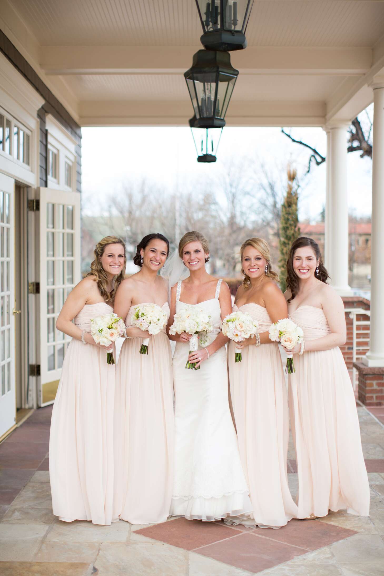 Light Pink Bridesmaid Bouquets