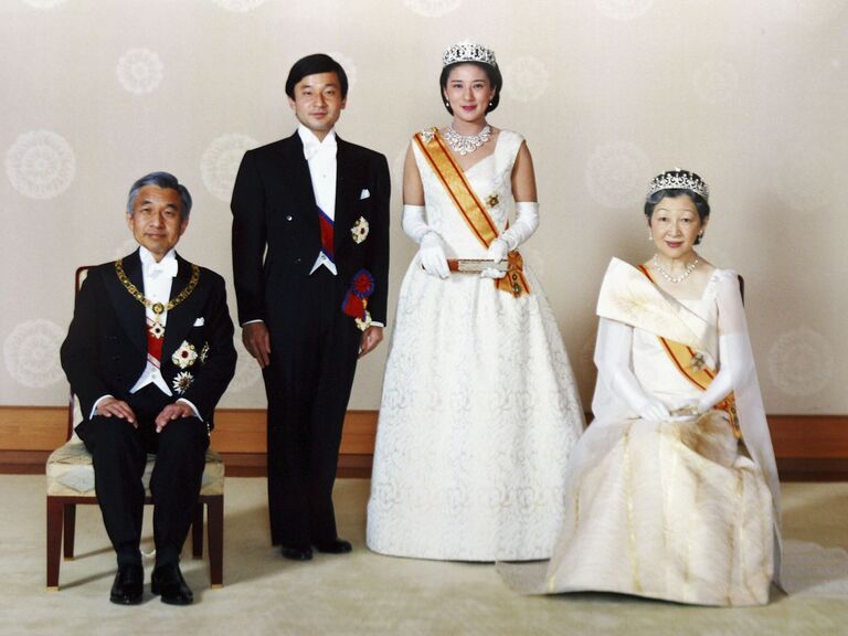Empress Masako of Japan's royal wedding dress