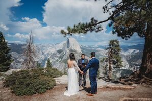 Wedding Ceremony at Glacier Point in Yosemite National Park