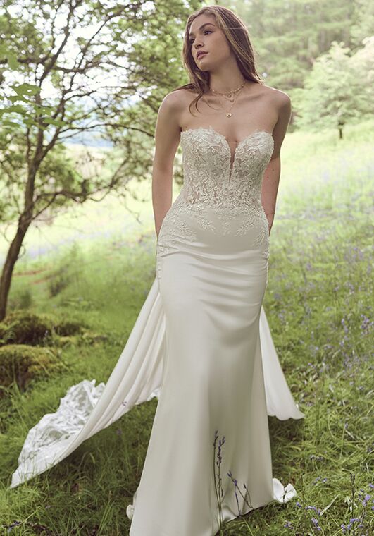 Rebecca Ingram OKSANA Fit-and-Flare Wedding Dress - 2