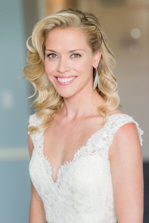 Side-Swept Bridal Hairstyle