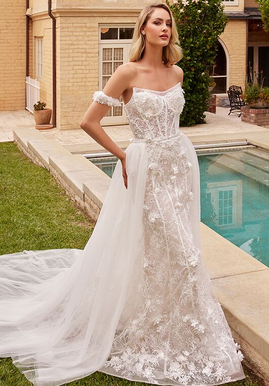Ladivine CD861W Mermaid and Trumpet Wedding Dress - 2