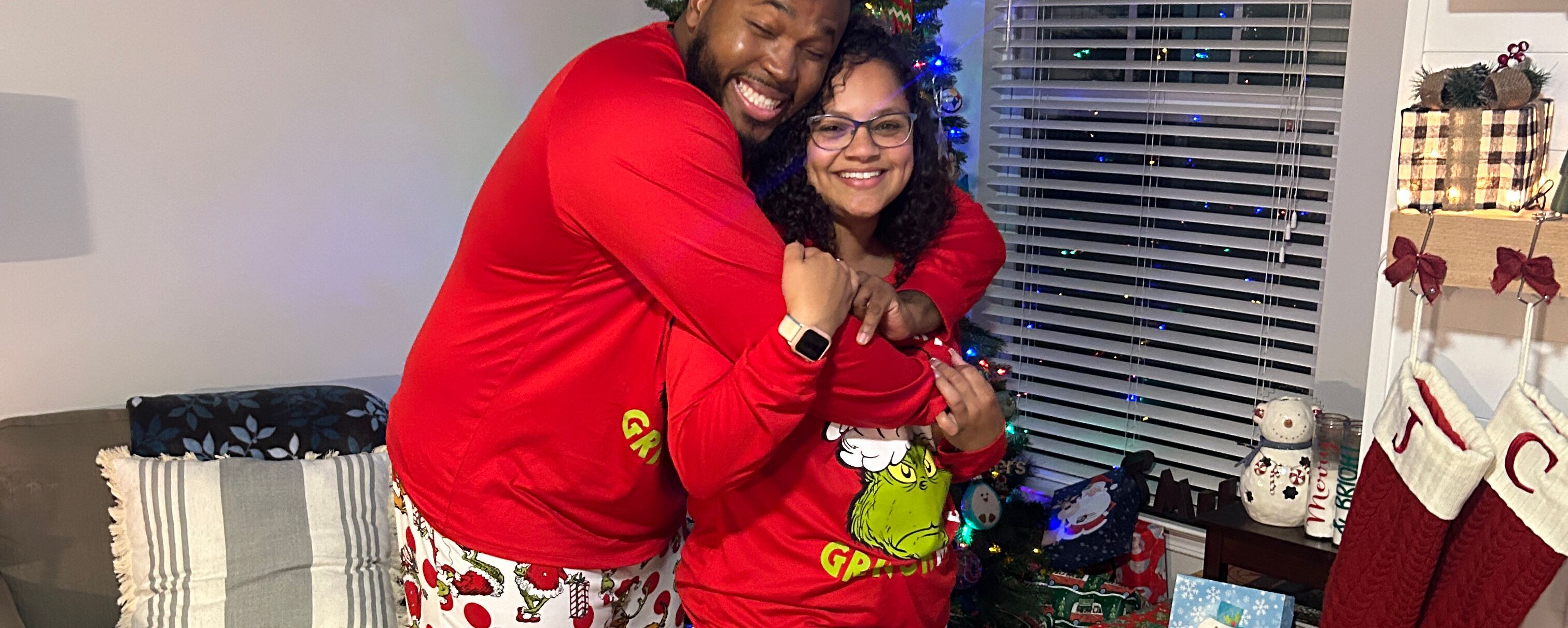 Picture of Christmas is for matching outfits!