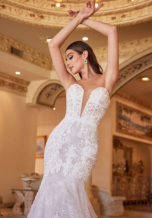 Ladivine CD928 Mermaid and Trumpet Wedding Dress - 2