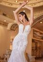 Ladivine CD928 Mermaid and Trumpet Wedding Dress - thumbnail - 2