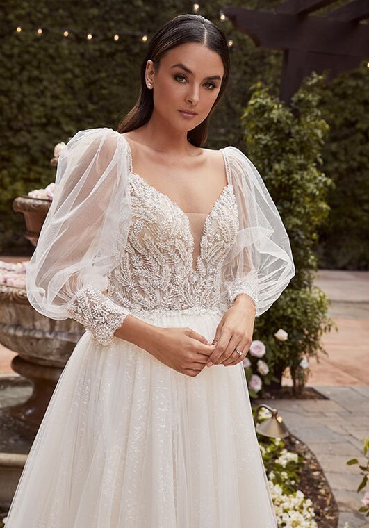 Casablanca Bridal 2462 Carrie Fit-and-Flare Wedding Dress - 5