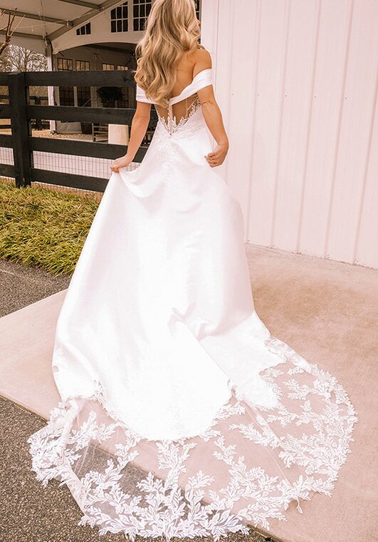 Stella York 7363 Fit-and-Flare Wedding Dress - 4