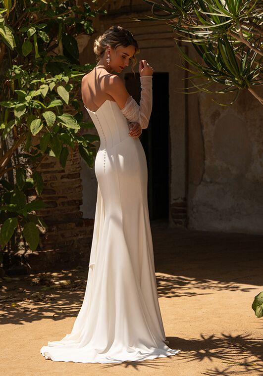 Simply Val Stefani Agdal Mermaid and Trumpet Wedding Dress - 2