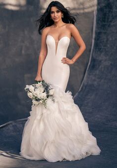 Allure Couture C702 Mermaid and Trumpet Wedding Dress