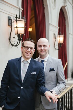 Light-Gray-and-Pink-Striped Tie