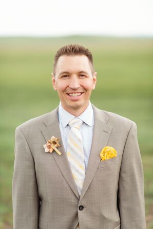 Classic Taupe Groom’s Suit