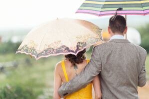 Shauna and Jason in the Rain