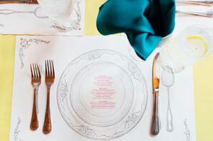 DIY Drawing Place Settings