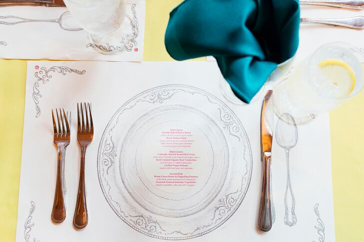 DIY Drawing Place Settings