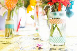 DIY Paper Source Decorated Vases